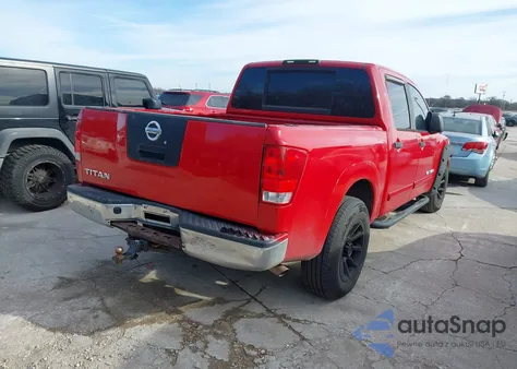 2008 Nissan Titan Se из США, поврежденный, VIN 1N6BA07D38N322397